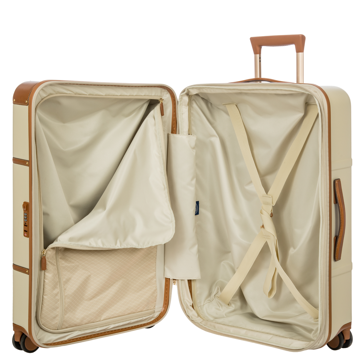 Bric's Bellagio Expandable Checked Spinner in Cream, view 6