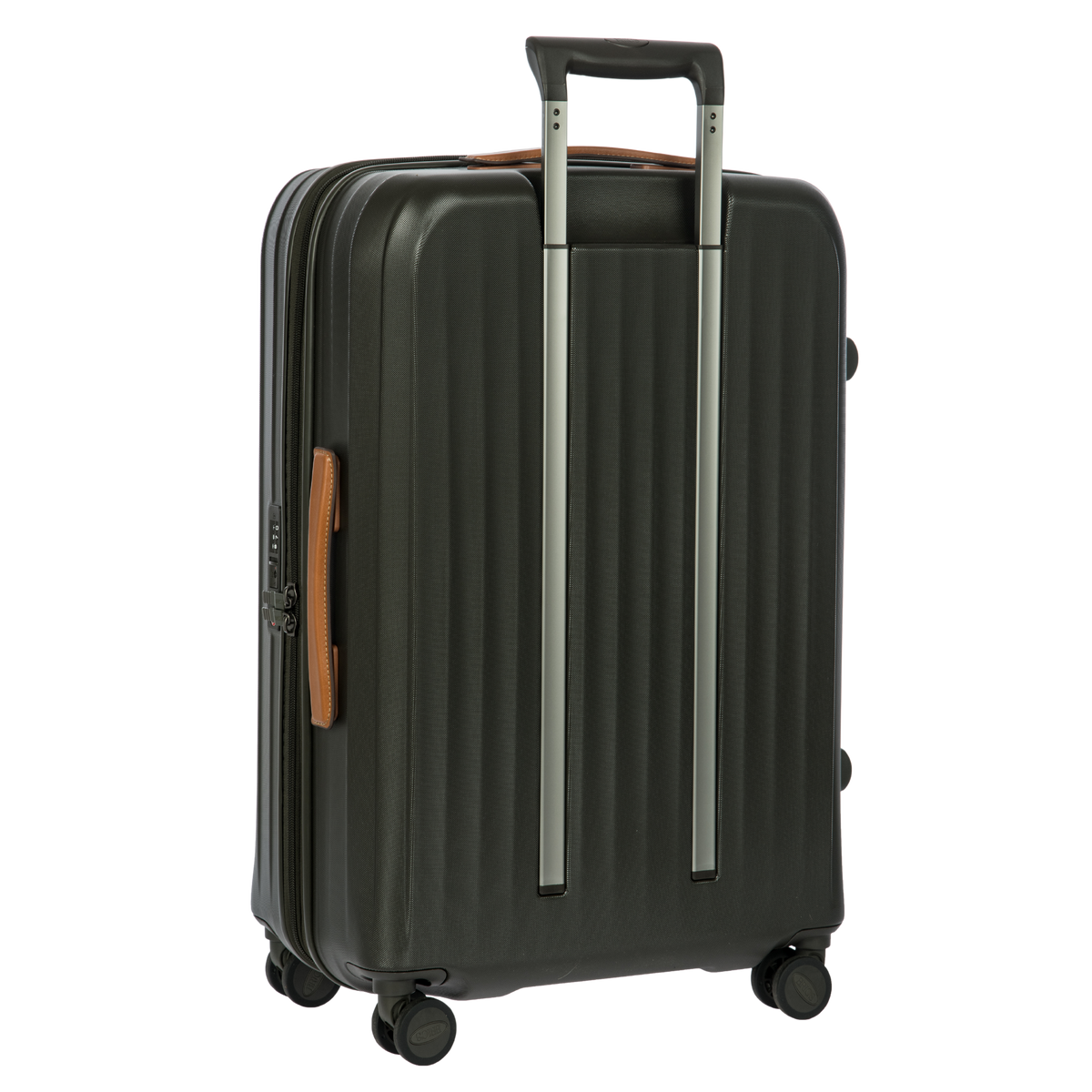 Bric's Taormina Expandable Checked Spinner in Olive, view 3