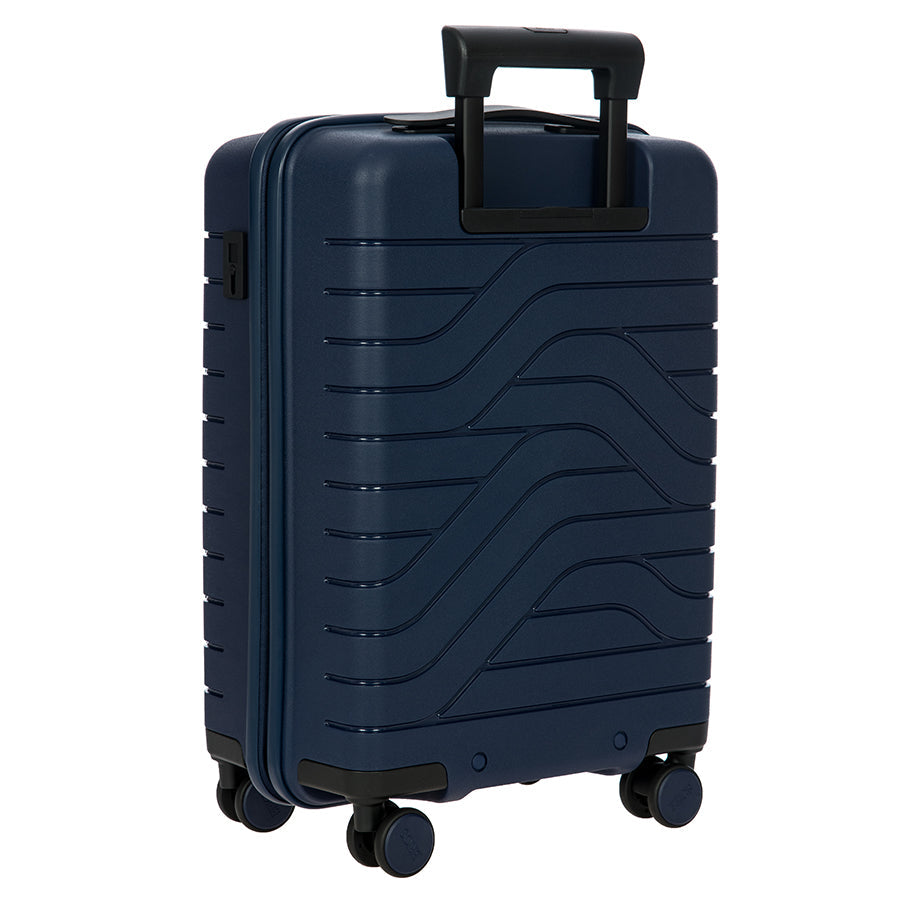 Bric's B|Y Ulisse Expandable Carry-On Spinner with Front Pocket in Ocean Blue, view 3