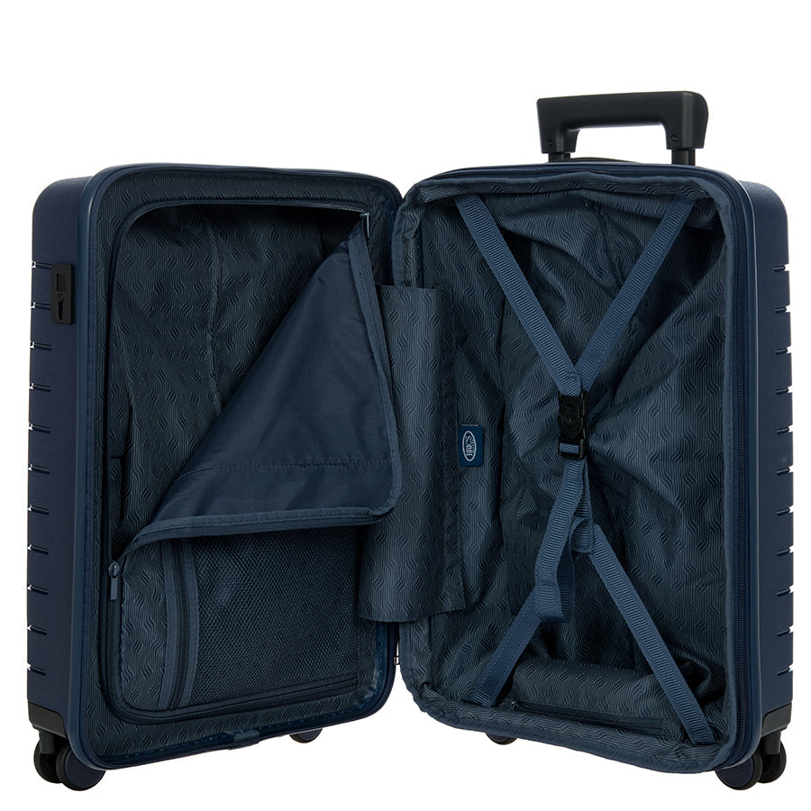 Bric's B|Y Ulisse Expandable Carry-On Spinner with Front Pocket in Ocean Blue, view 6