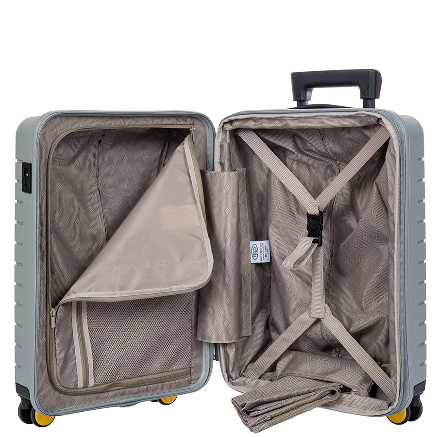 Bric's B|Y Ulisse Expandable Spinner Suitcase 21" Carry-On in Grey, view 5