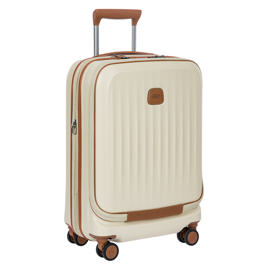 Bric's Taormina Expandable Carry-On with Laptop Pocket in Cream, view 2
