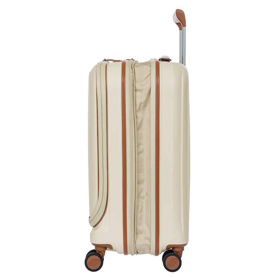 Bric's Taormina Expandable Carry-On with Laptop Pocket in Cream, view 4