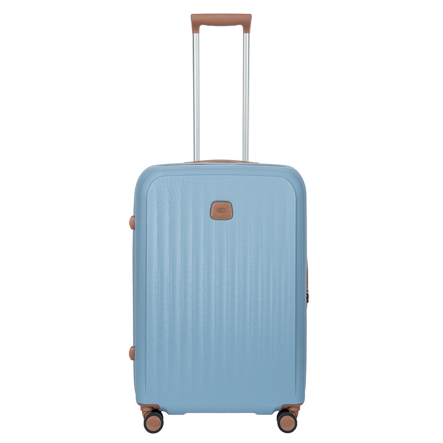 Bric's Taormina Expandable Checked Spinner 27" in Sky Blue, view 1
