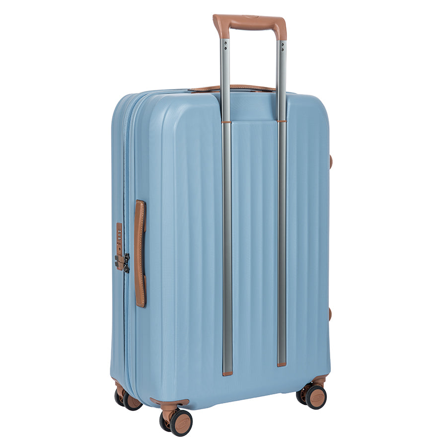 Bric's Taormina Expandable Checked Spinner 27" in Sky Blue, view 3