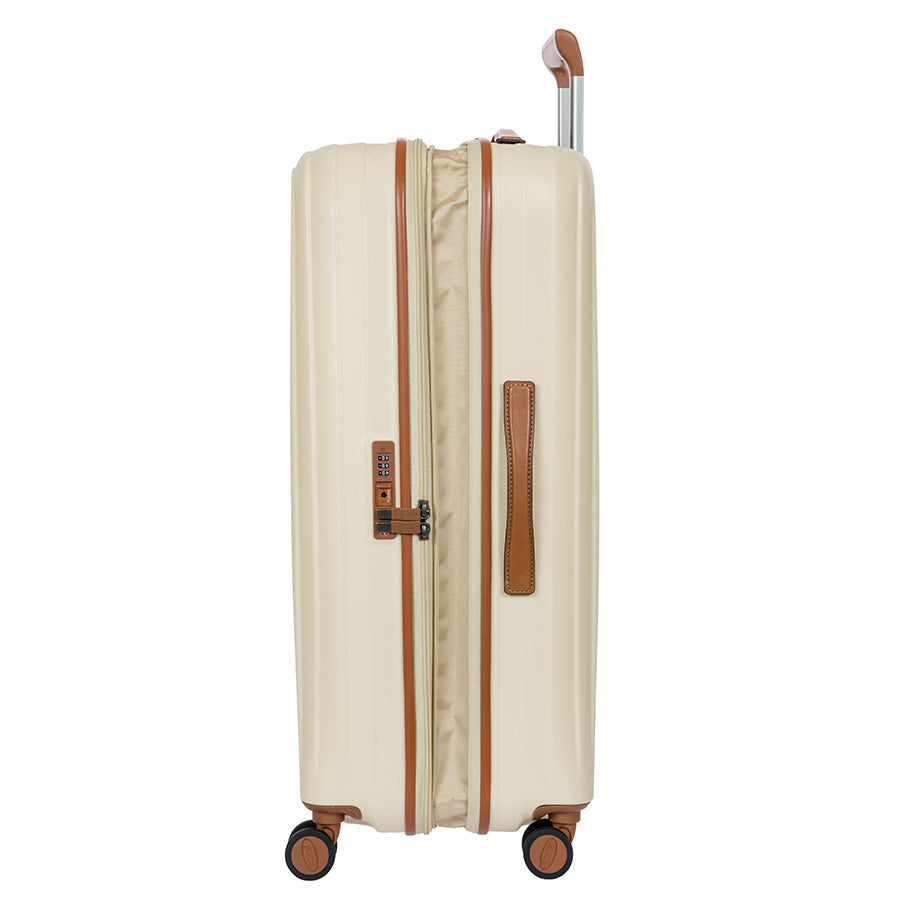 Bric's Taormina Expandable Checked Spinner 30" in Cream, view 4