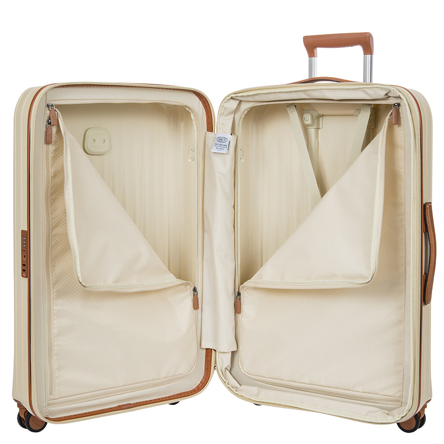 Bric's Taormina Expandable Checked Spinner 30" in Cream, view 5
