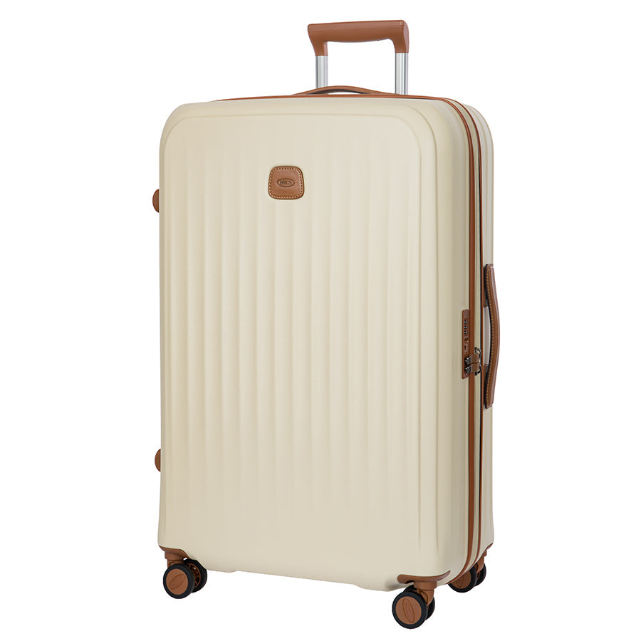 Bric's Taormina Expandable Checked Spinner 30" in Cream, view 6