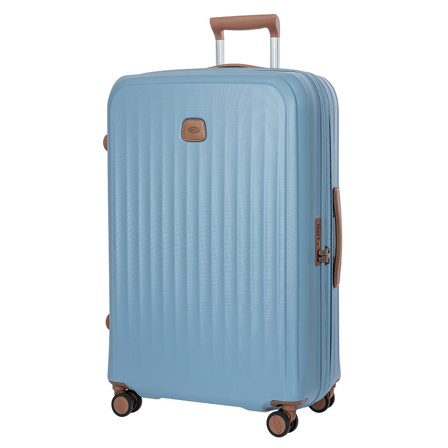 Bric's Taormina Expandable Checked Spinner 30" in Sky Blue, view 6