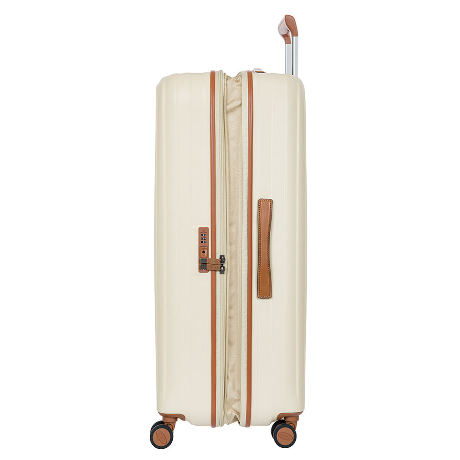 Bric's Taormina Expandable Checked Spinner 32" in Cream, view 4