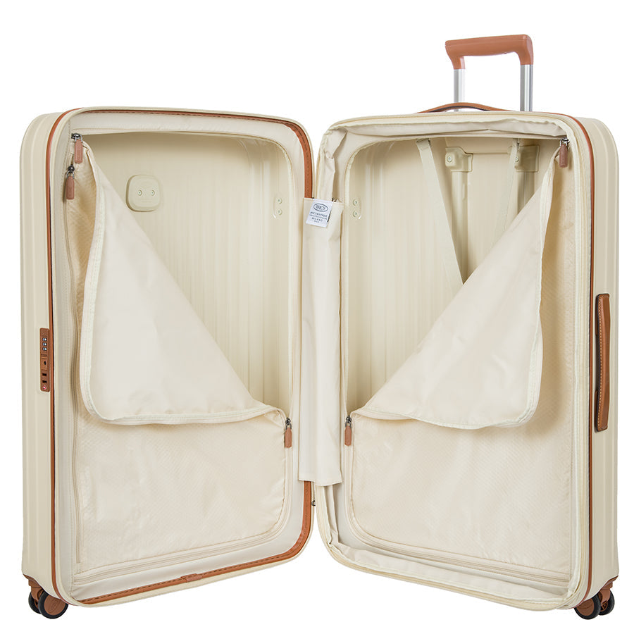 Bric's Taormina Expandable Checked Spinner 32" in Cream, view 5