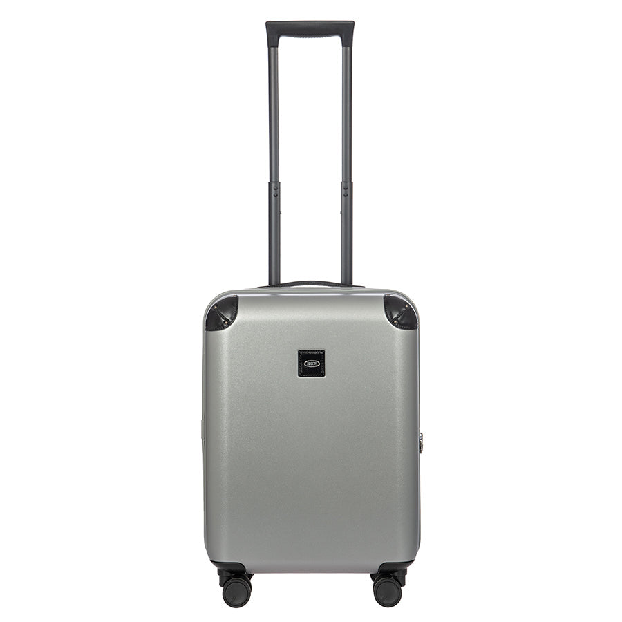 Bric's Amalfi 21" Hardside Carry-On Spinner in Silver/Black, view 1