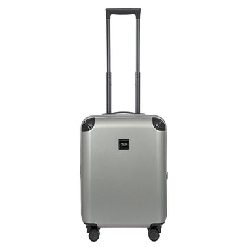 Bric's Amalfi 21" Hardside Carry-On Spinner in Silver/Black, view 1