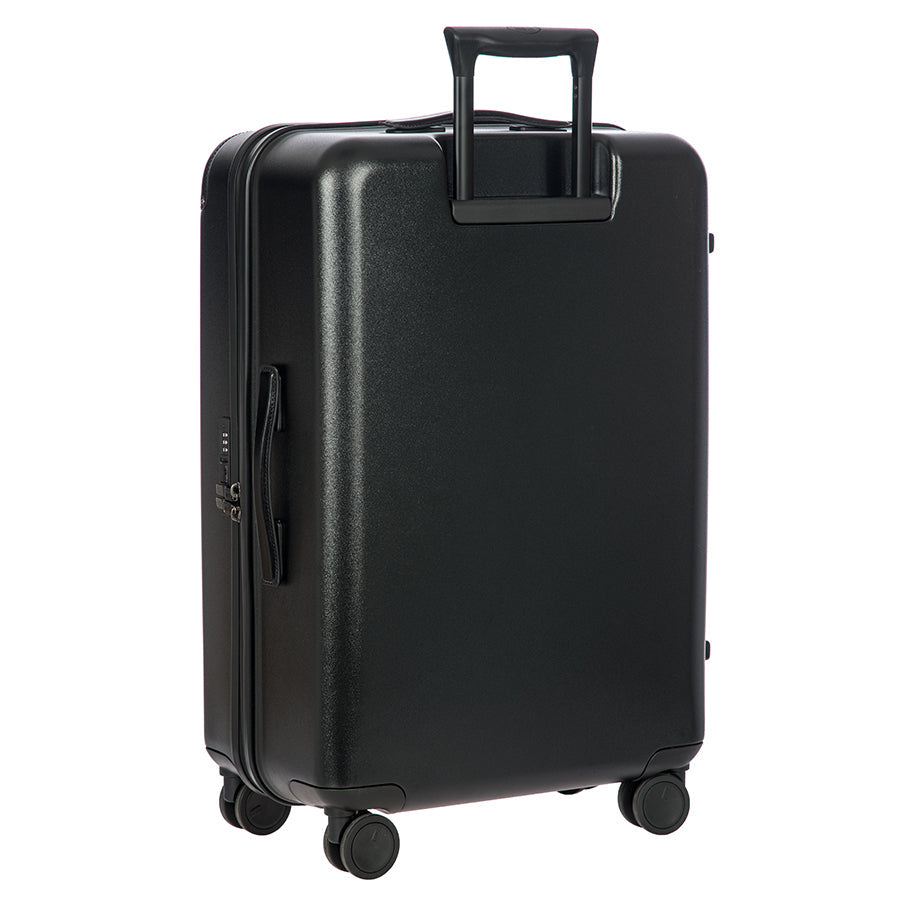 Bric's Amalfi Hardside Checked Spinner 27" in Black/Black, view 3