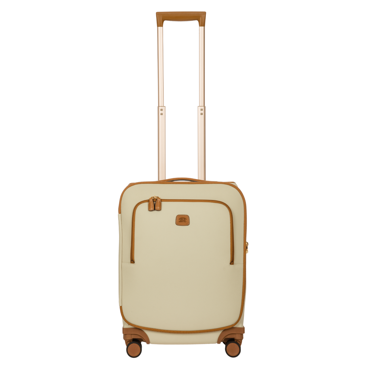 Bric's Firenze Leather-Effect Checked Spinner in Black, view 10