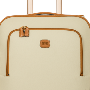 Bric's Firenze Carry-On Spinner with Laptop Pocket in Cream, view 2
