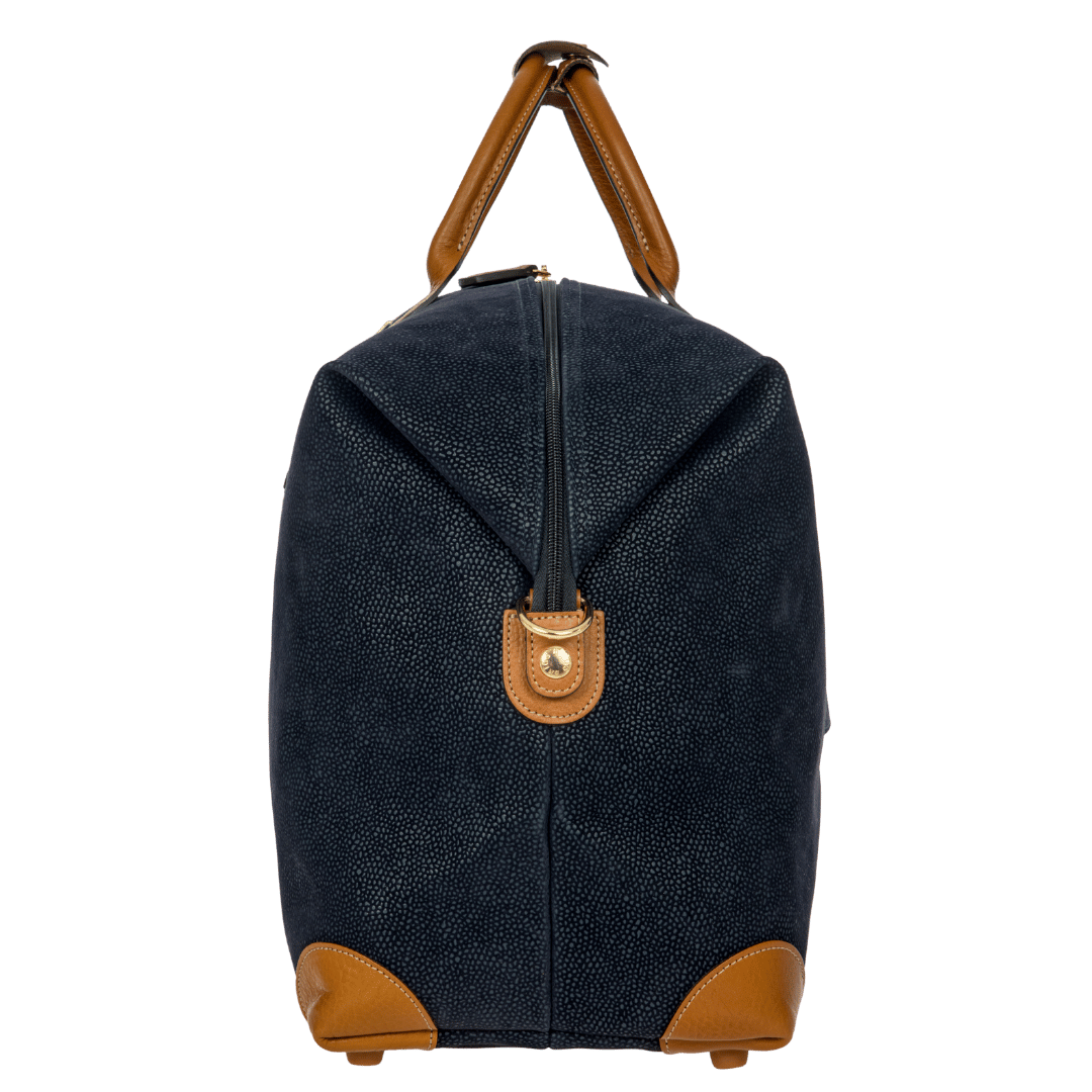 Bric's Life Suede-Effect Cargo Duffle Bag in Blue, view 7