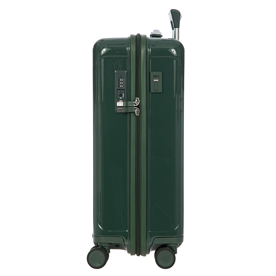 Bric's Positano 21" Hardside Carry-On Spinner in Emerald, view 3