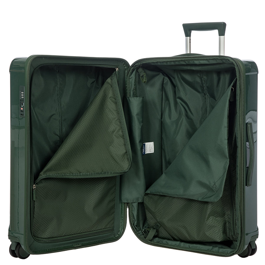 Bric's Positano Expandable Checked Spinner 27" in Emerald, view 6
