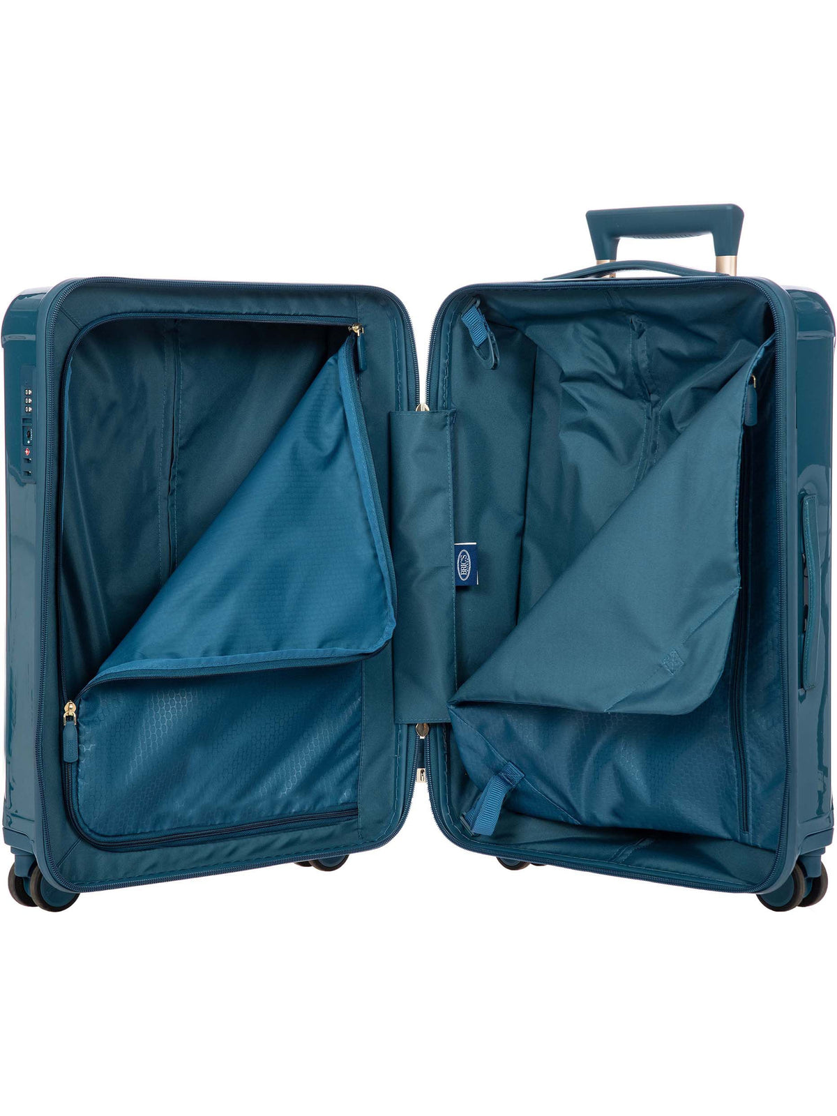 Bric's Positano Expandable Checked Spinner 27" in Sea Green, view 6
