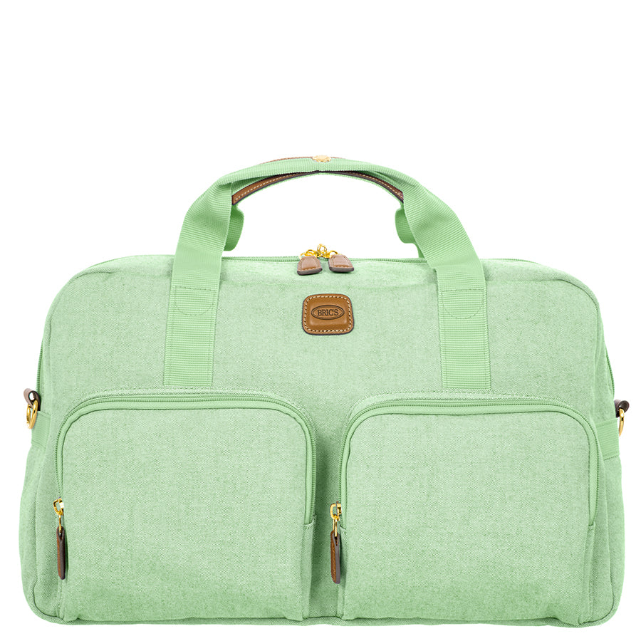 Bric's Volterra Trama 18" Boarding Duffle Bag in Green, view 1