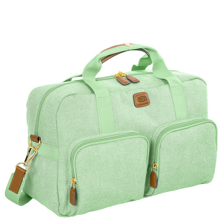 Bric's Volterra Trama 18" Boarding Duffle Bag in Green, view 2