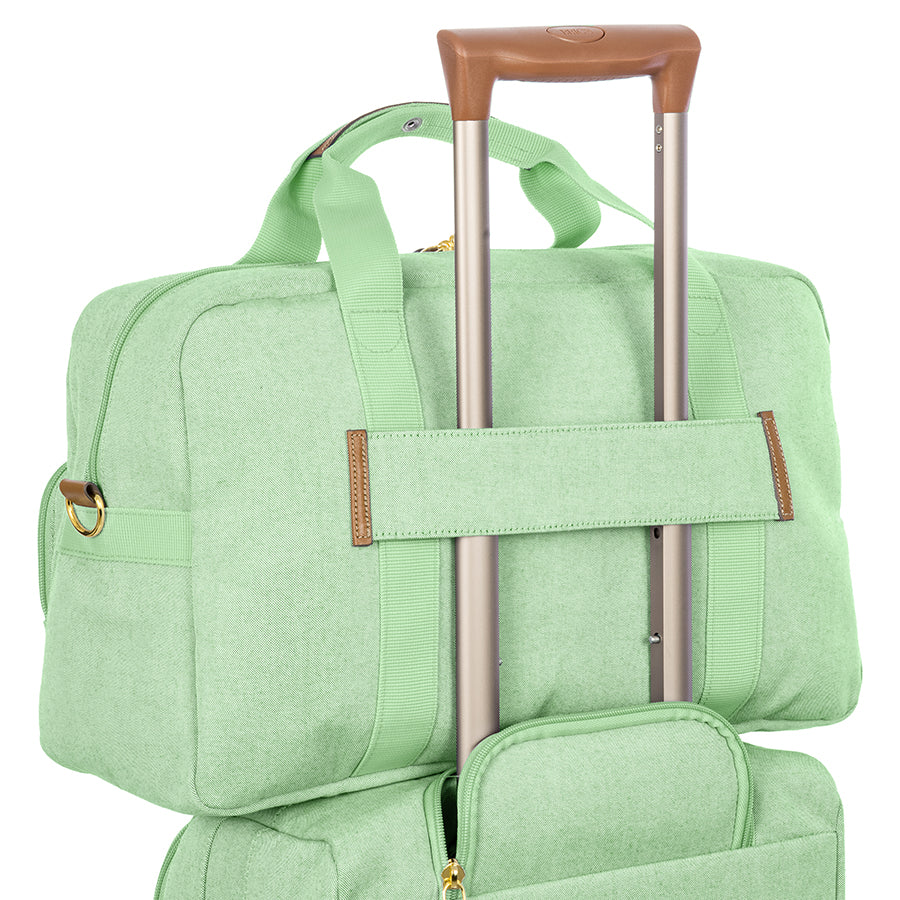 Bric's Volterra Trama 18" Boarding Duffle Bag in Green, view 3