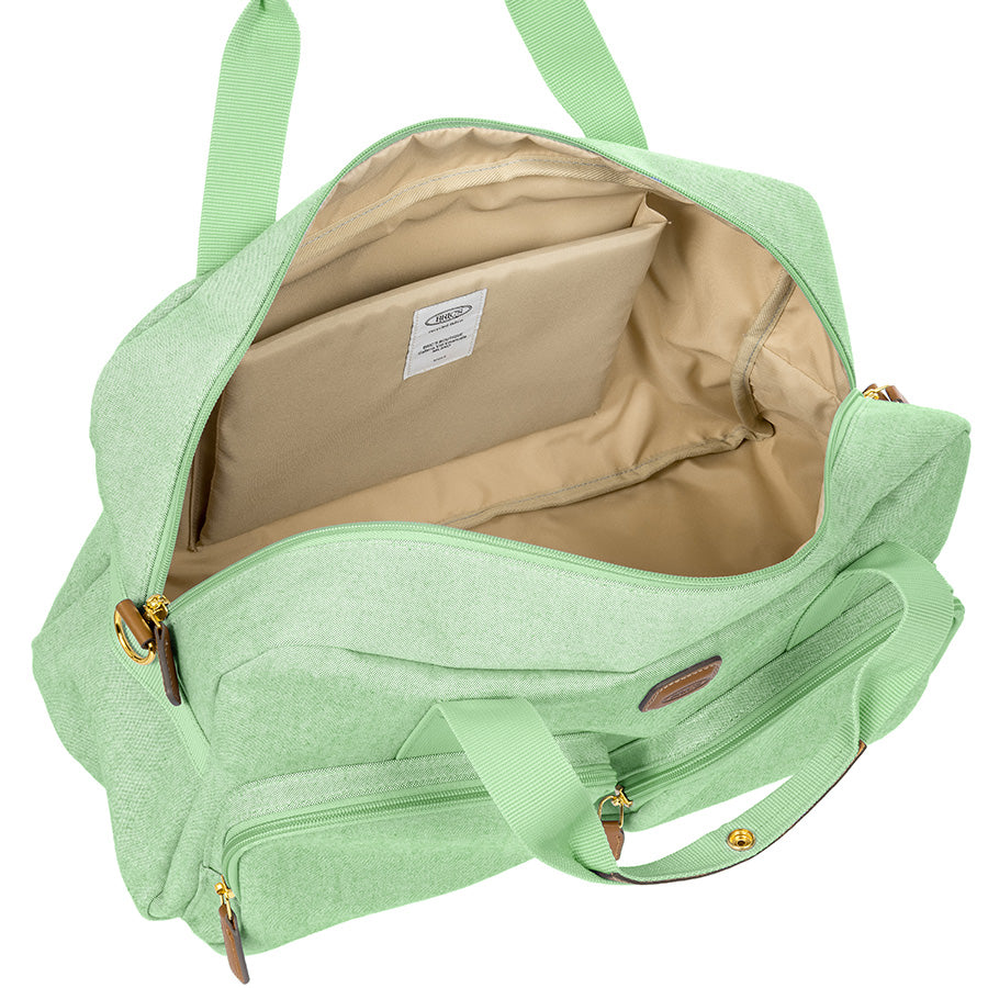 Bric's Volterra Trama 18" Boarding Duffle Bag in Green, view 5
