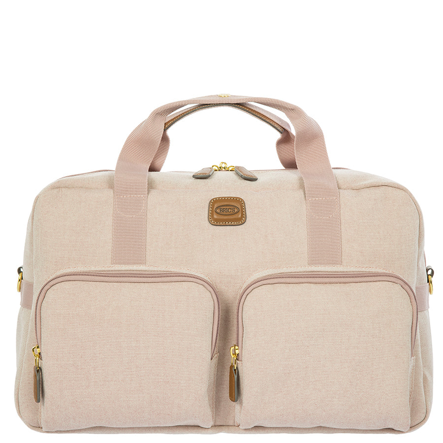 Bric's Volterra Trama 18" Boarding Duffle Bag in Bordeaux, view 1