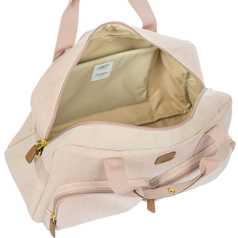 Bric's Volterra Trama 18" Boarding Duffle Bag in Bordeaux, view 5