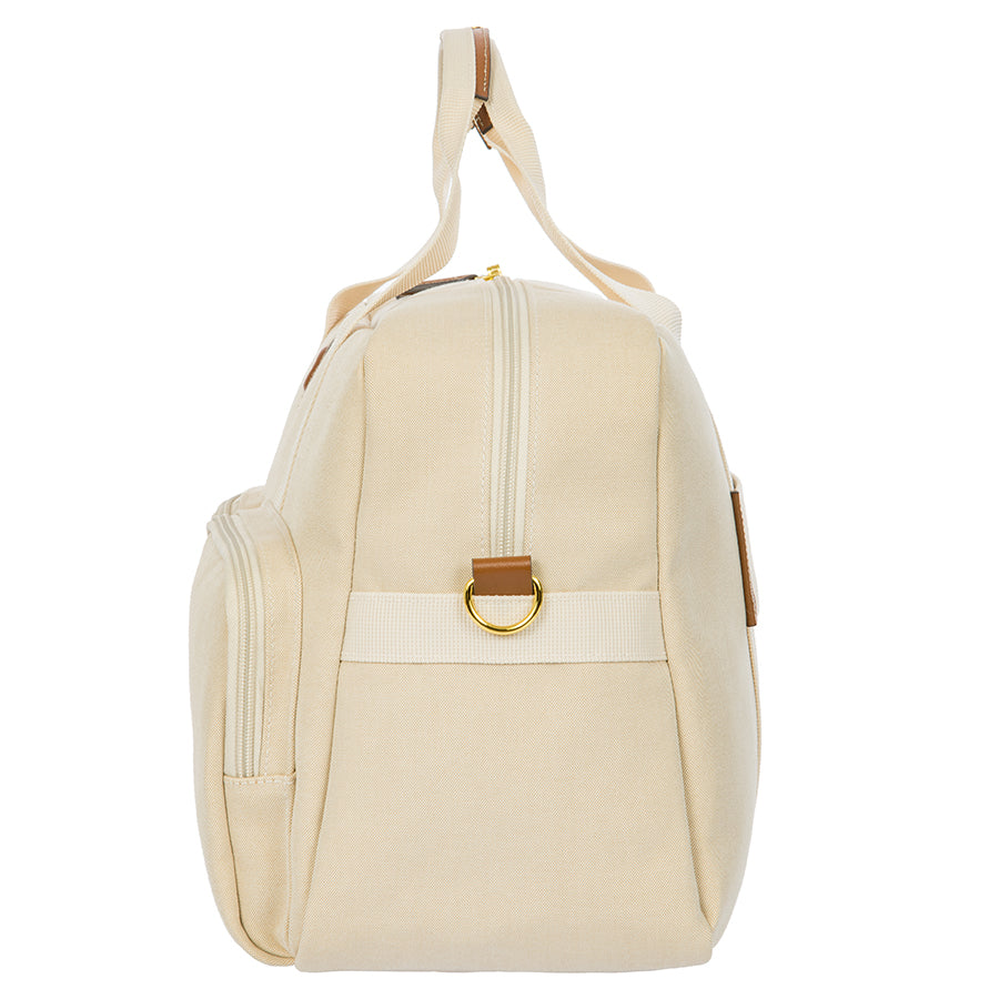 Bric's Volterra Trama 18" Boarding Duffle Bag in Cappuccino, view 4