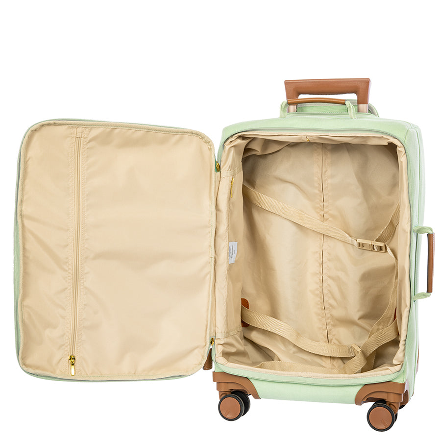Bric's Volterra Trama 21" Carry-On Spinner in Green, view 5