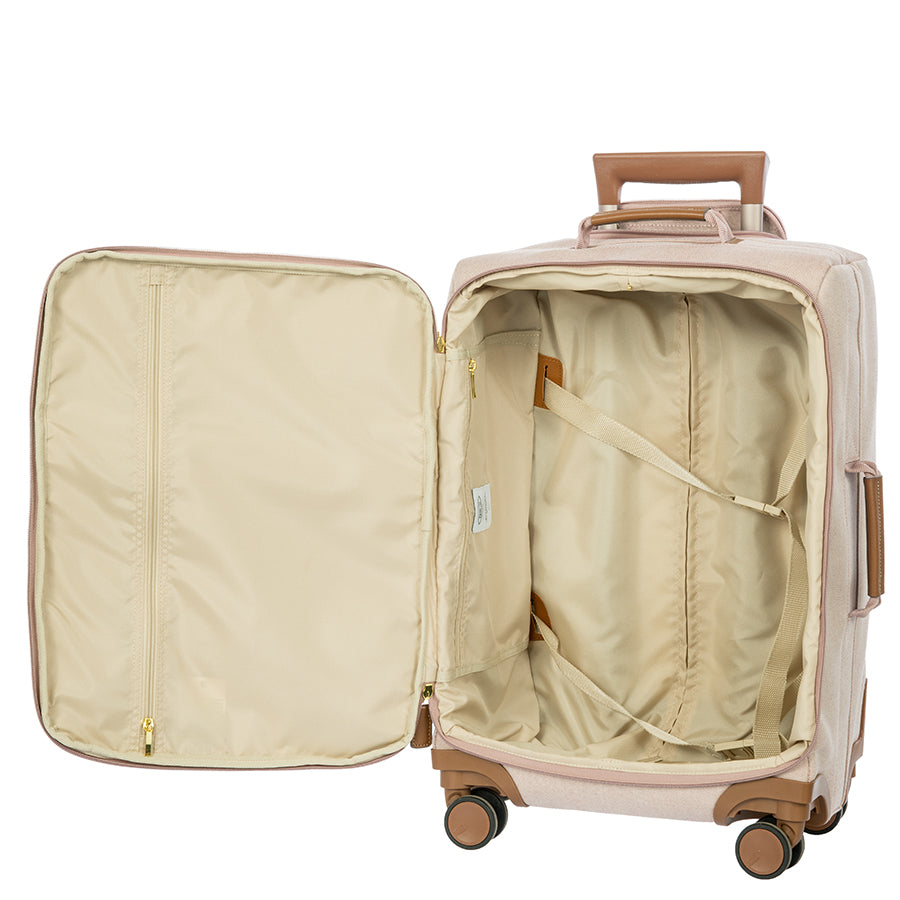 Bric's Volterra Trama 21" Carry-On Spinner in Bordeaux, view 5