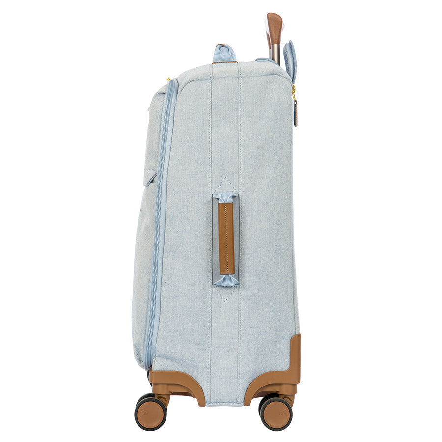 Bric's Volterra Trama 21" Carry-On Spinner in Ocean, view 4