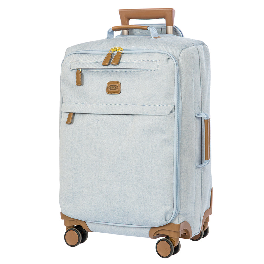 Bric's Volterra Trama 21" Carry-On Spinner in Ocean, view 6