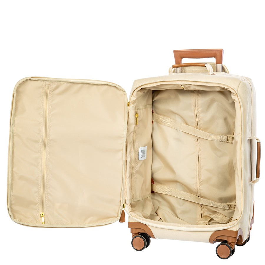 Bric's Volterra Trama 21" Carry-On Spinner in Cappuccino, view 5