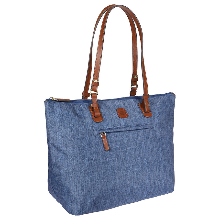 Bric's X-Collection Sportina Large Duffle Bag in Jeans, view 2