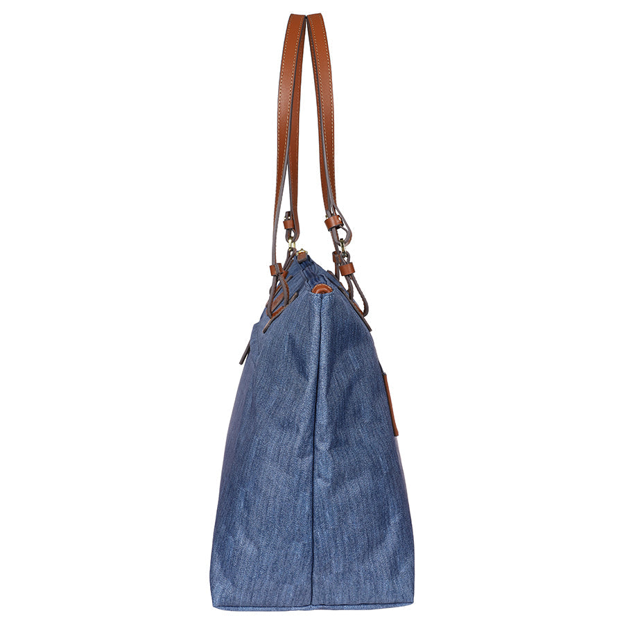 Bric's X-Collection Sportina Large Duffle Bag in Jeans, view 4