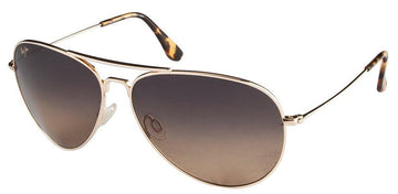 Maui Jim Aviator Sunglasses (Golden) (Mavericks HS264-16)