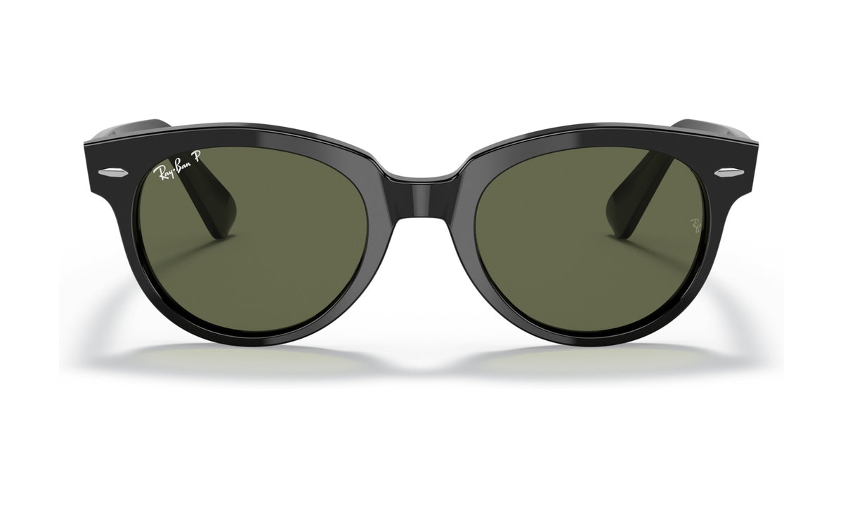 Ray-Ban Orion RB2199F Polarized Sunglasses, Black with G-15 Green, view 1