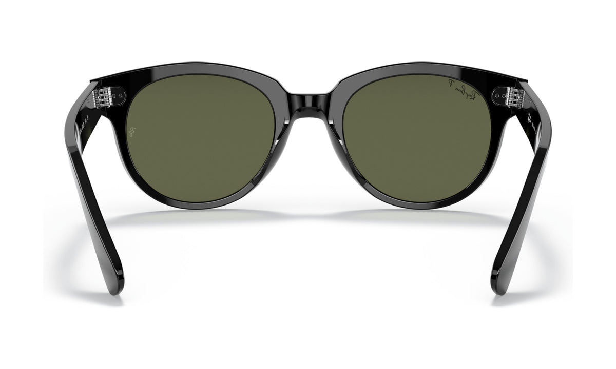 Ray-Ban Orion RB2199F Polarized Sunglasses, Black with G-15 Green, view 4