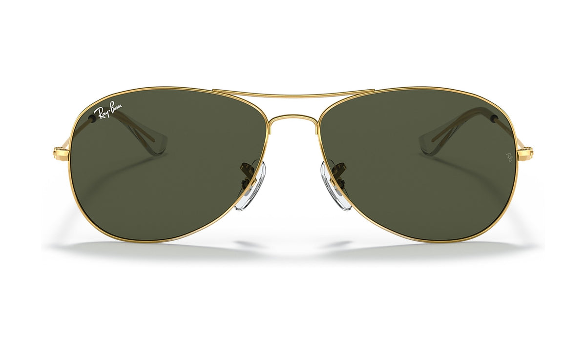 Ray-Ban Cockpit RB3362 Sunglasses, Arista Gold with G-15 Green, view 1
