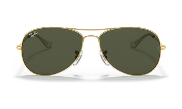 Ray-Ban Cockpit RB3362 Sunglasses, Arista Gold with G-15 Green, view 1