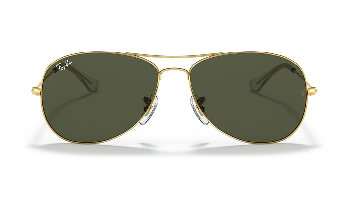 Ray-Ban Cockpit RB3362 Sunglasses, Arista Gold with G-15 Green, view 1