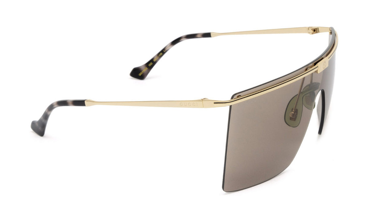 Gucci GG1096S Sunglasses, Gold with Brown, view 2