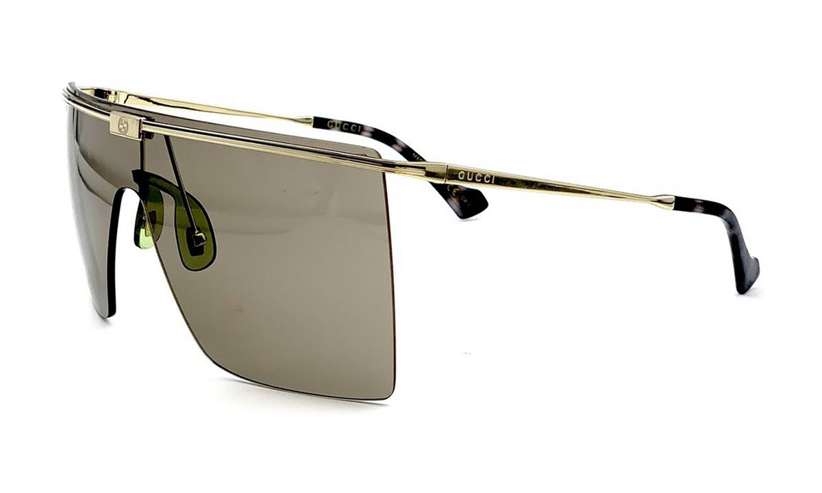 Gucci GG1096S Sunglasses, Gold with Brown, view 4