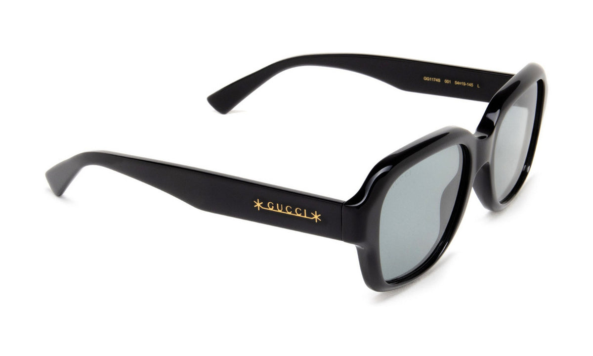 Gucci GG1174S Sunglasses, Black with Grey, view 2