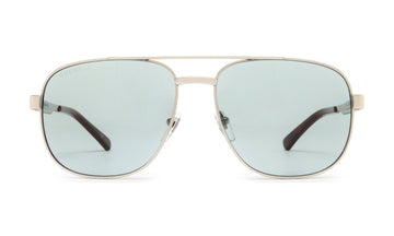 Gucci GG1223S Sunglasses, Silver and Gold with Light Green, view 1