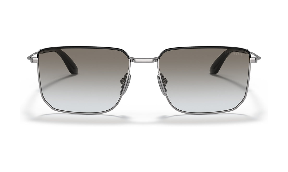 Prada PR 52YS Sunglasses, Gunmetal Silver with Grey Gradient, view 1