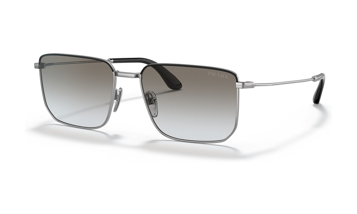 Prada PR 52YS Sunglasses, Gunmetal Silver with Grey Gradient, view 2